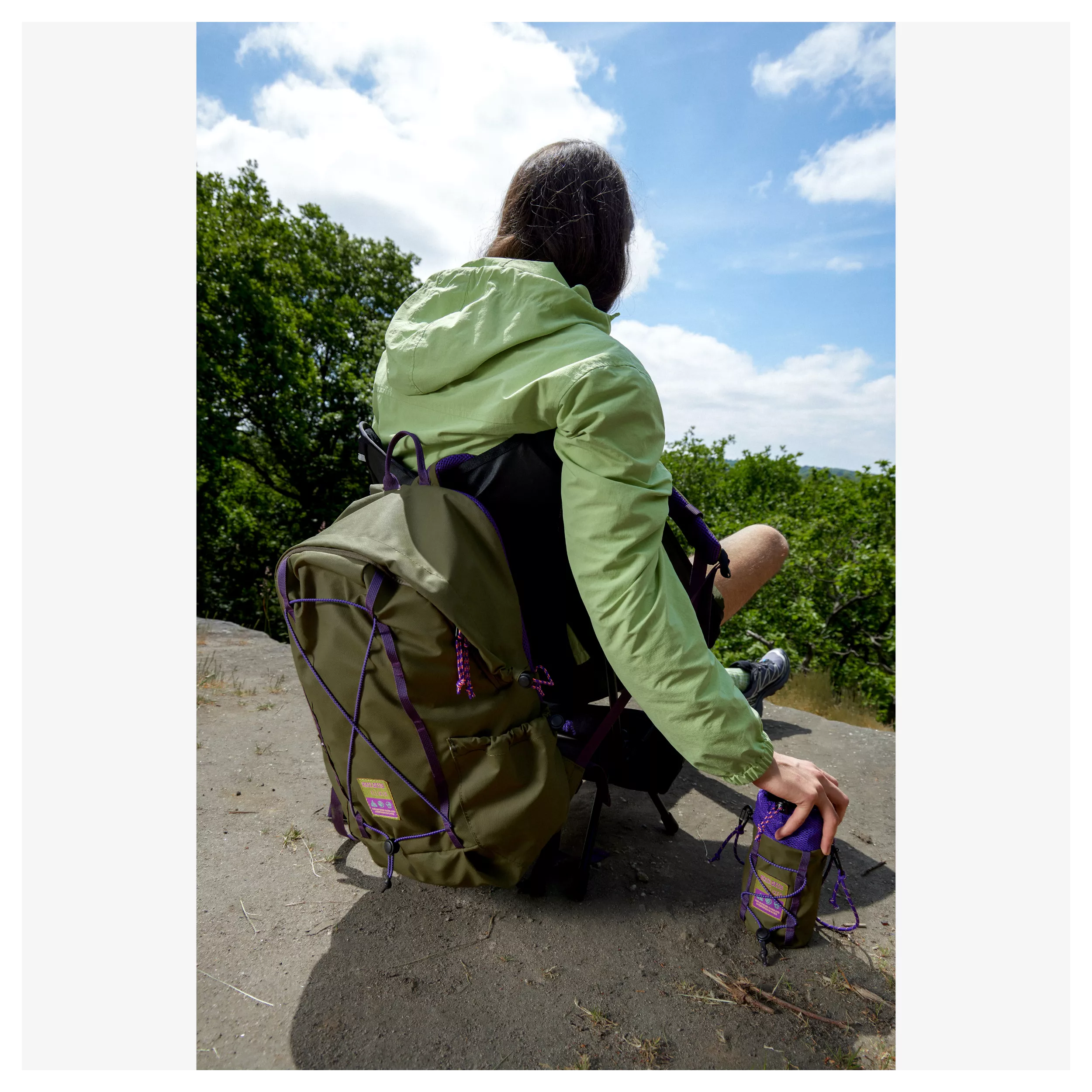 Kiln Hooded Zip Top Backpack 22L