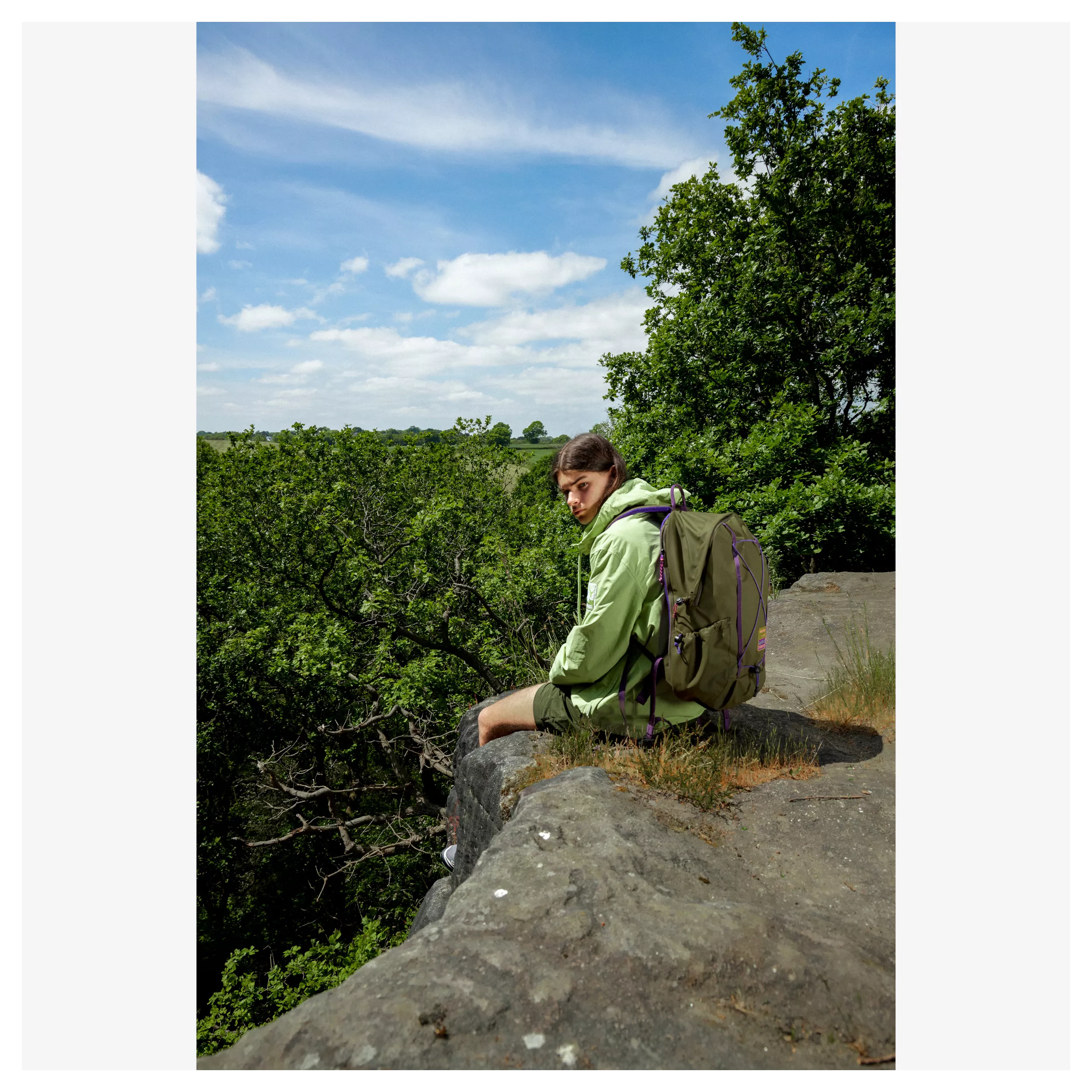 Kiln Hooded Zip Top Backpack 22L