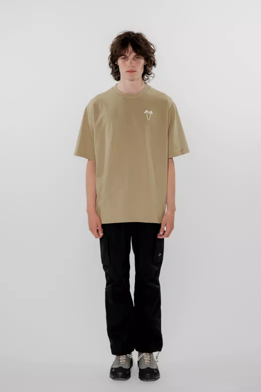 Rill Lumen Print Short Sleeve T-shirt Model