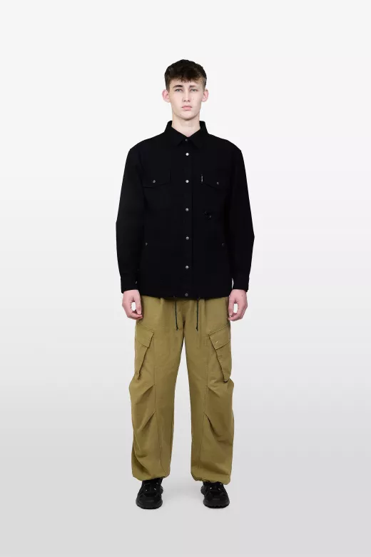 Thwaite Long Sleeve Overshirt Model