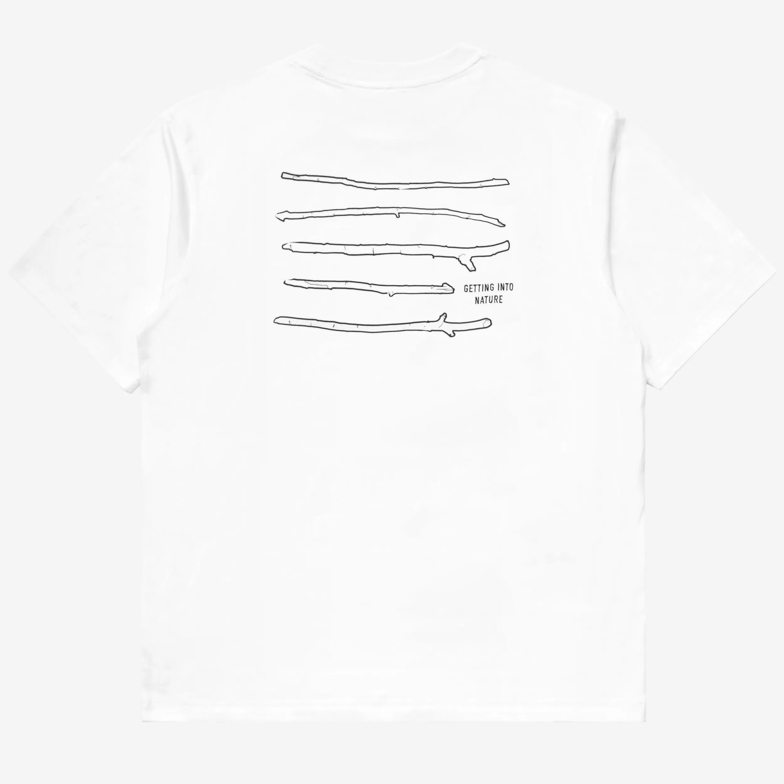 Rill Stick Print Short Sleeve T-shirt