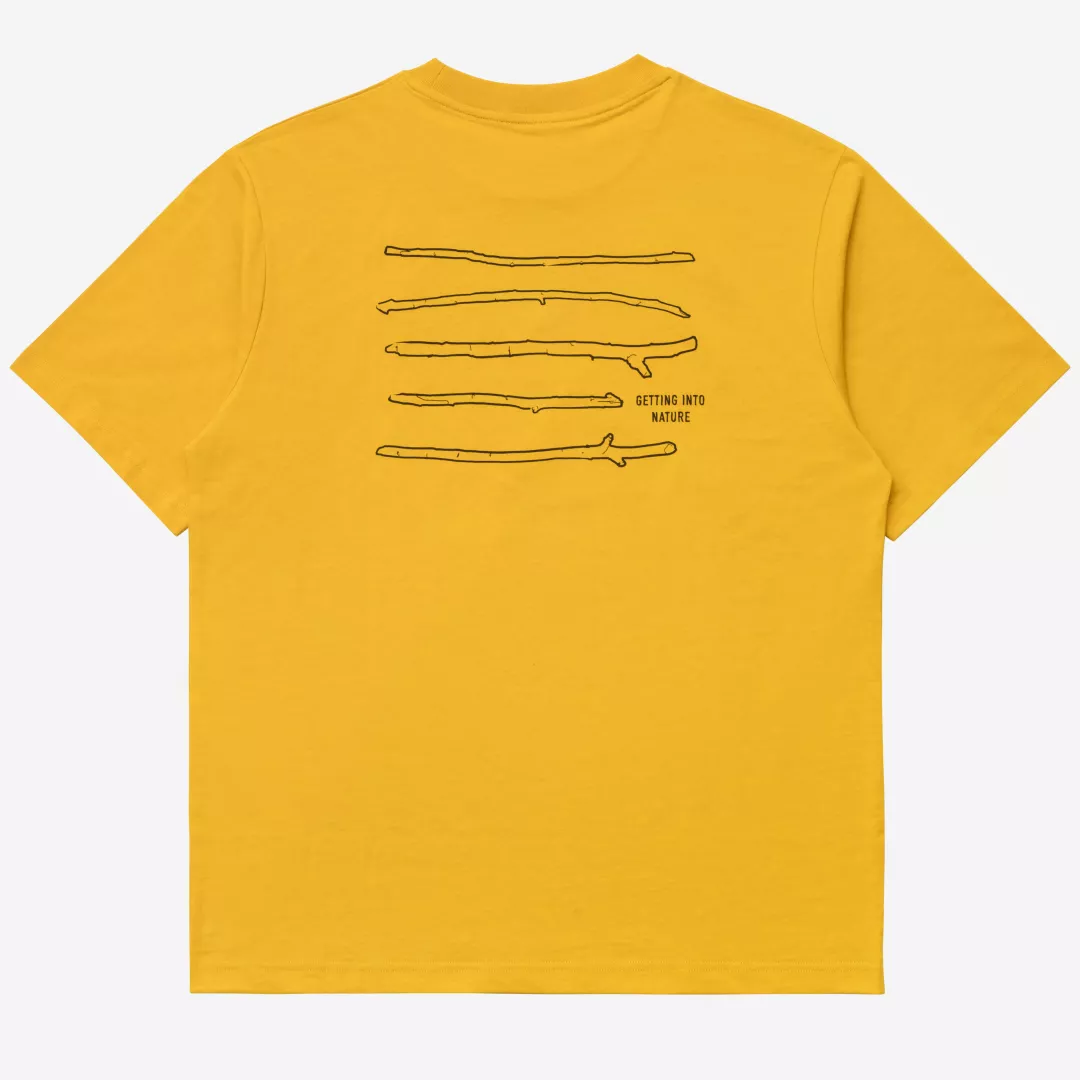 Rill Stick Print Short Sleeve T-shirt