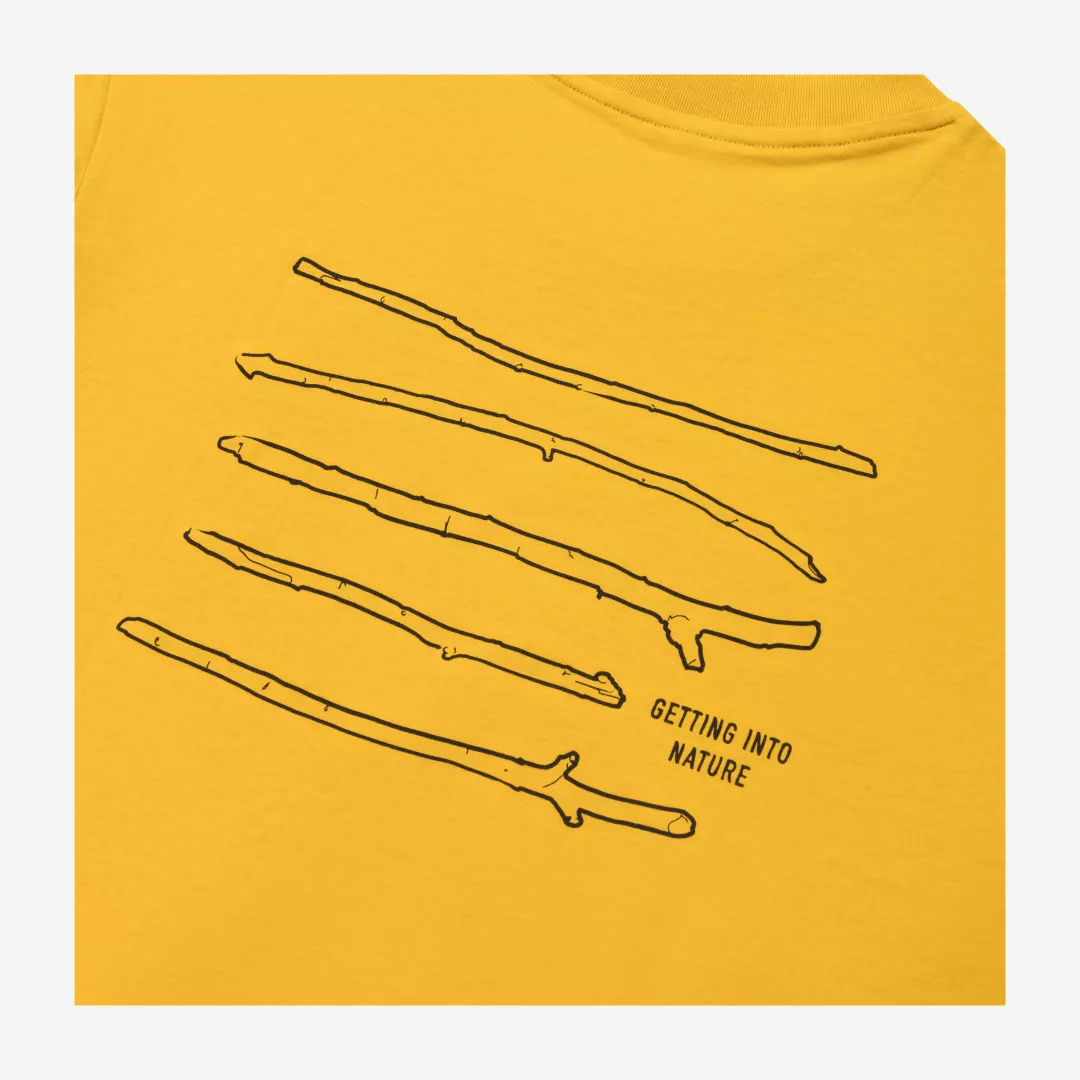 Rill Stick Print Short Sleeve T-shirt