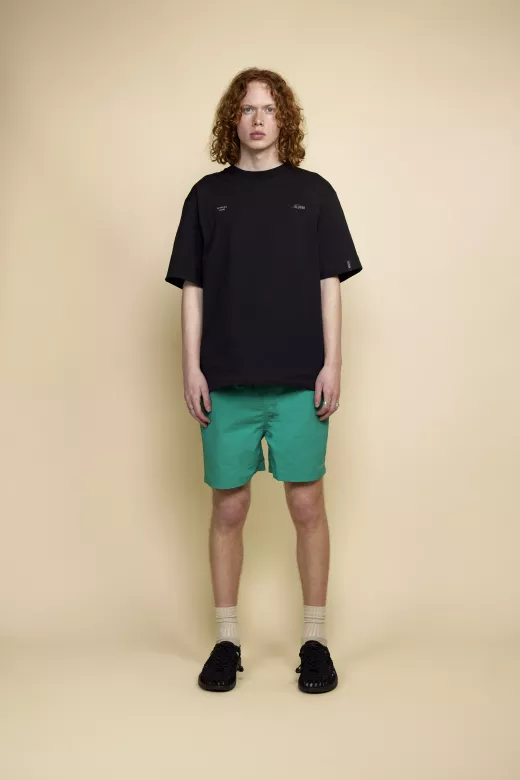 Rill Logo Print Short Sleeve T-shirt Model